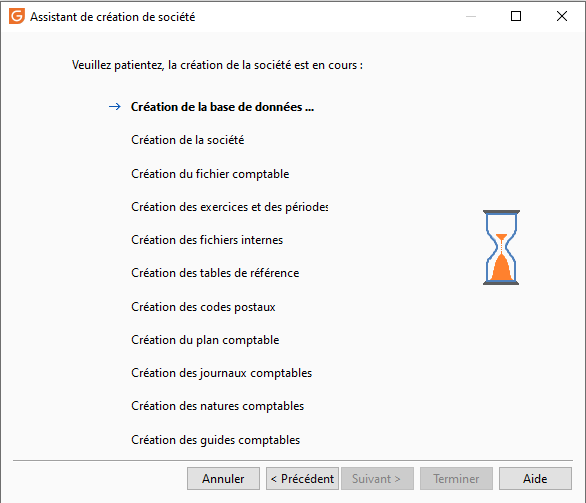 Assistant duplication création société