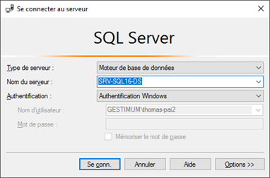 Connecter Serveur