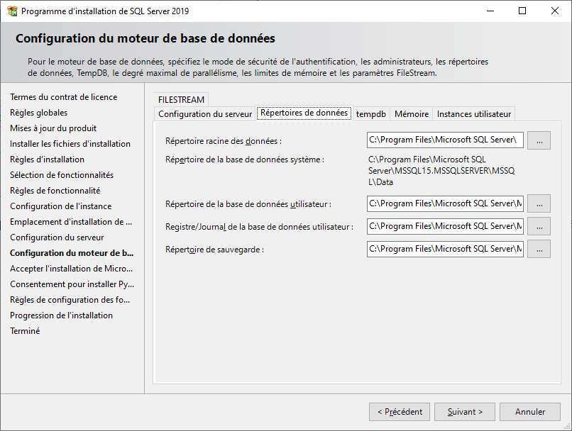 Dossier Stockage