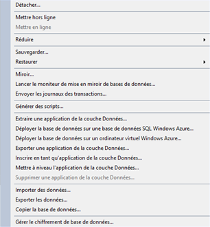 Menu Contextuel Sauvegarder