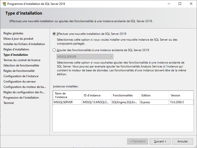 Nouvelle Installation