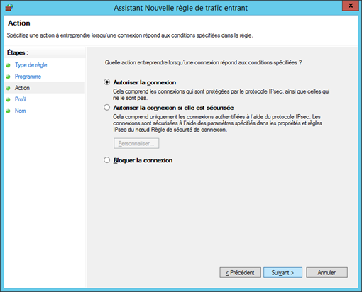 Nouvelle Règle Programme Autorisation