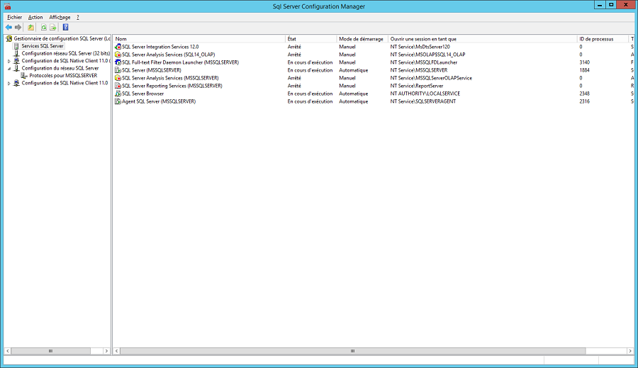 Service SQL Server