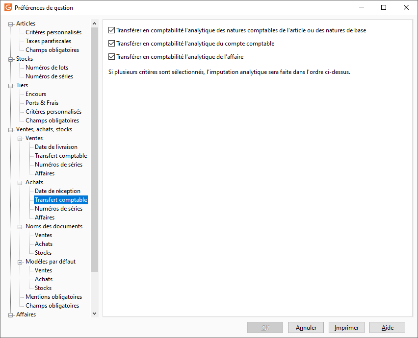 Transfert comptable